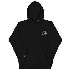 Sweat à Capuche noir collection “L’art de vivre”