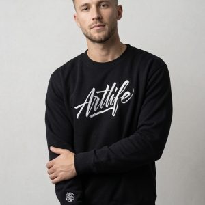 Pull noir collection “Signature”